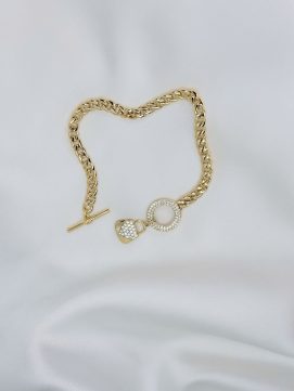 T- Kilitli Zincir Bileklik