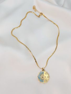 Mineli Güneş Kolye